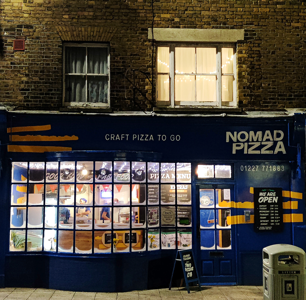 Nomad Pizza Whitstable Kent